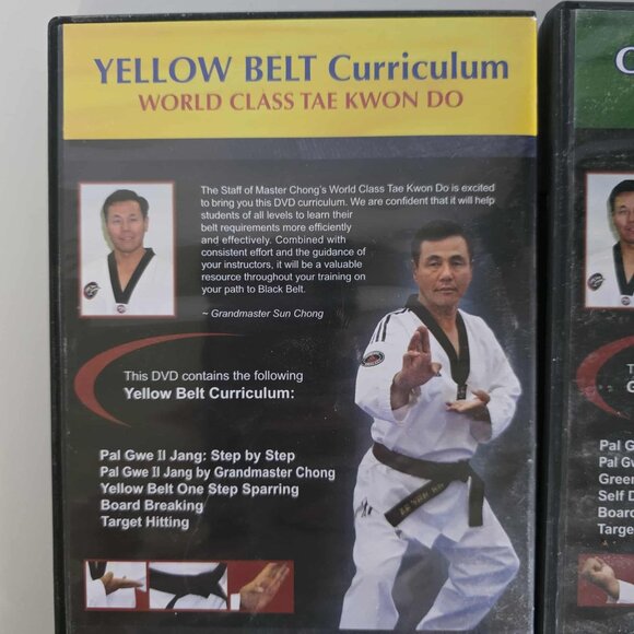 EUC World Class Tae Kwon Do 4 Disk Training DVD's - Picture 9 of 9